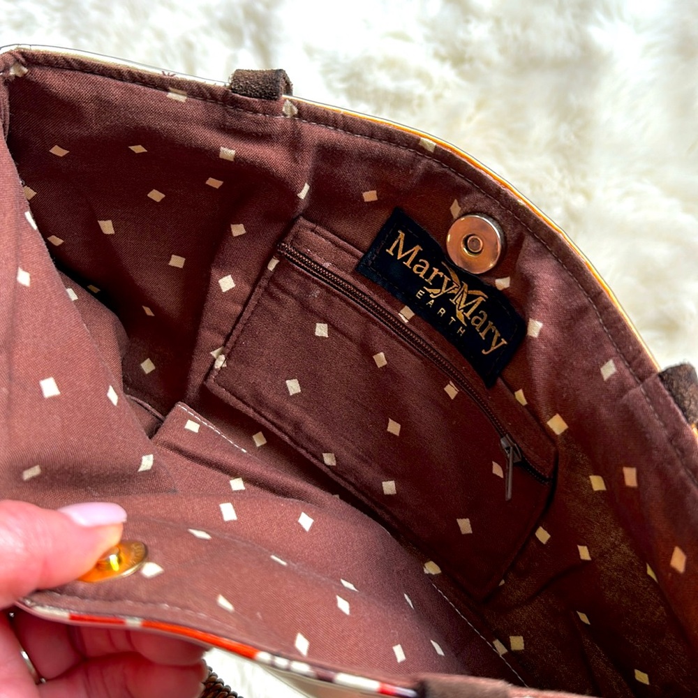 Colorful Patchwork Handbag - image 3